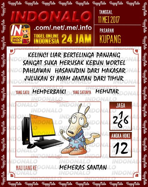 Kupang Lottery Pools.